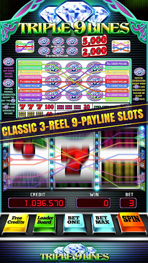 Triple 9 Lines Diamond Slots