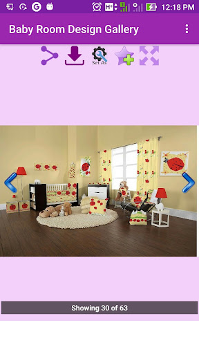 Android application Baby Room Design screenshort