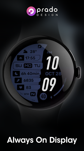 PRADO 39 Digital Watch Face screenshot 5