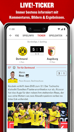 kicker Fußball News screenshots 2