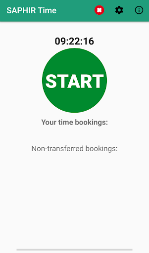 Android application SAPHIR Time 1.0 screenshort