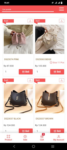 Android application Diany Store screenshort