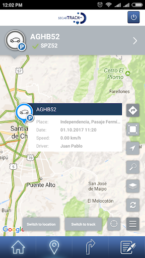 SecarTrack GPS CL Screen 2