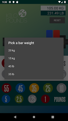 KiloPounds Calculator Screen 3