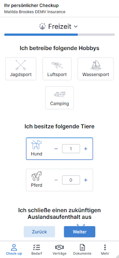 Finanzmanager Screen 2