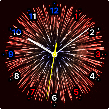 Holiday Fireworks Watch Face screenshot 5