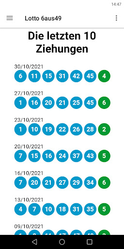 Lotto 6aus49 Ziehung Screen 2