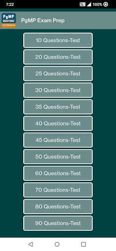 Android application PgMP Exam Prep screenshort