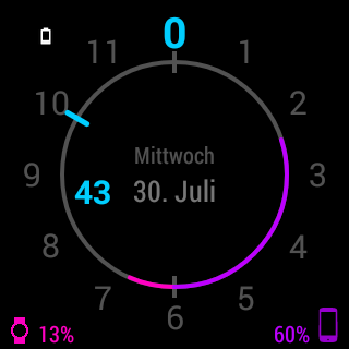 Chrono Watch Face for Wear Screen 3