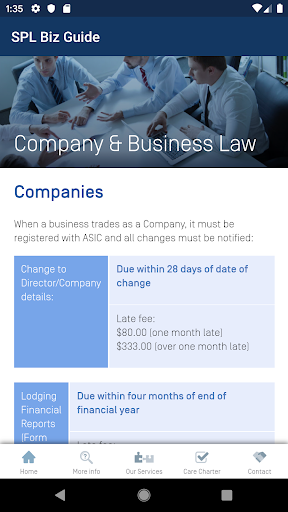 SPL Biz Guide Screen 3