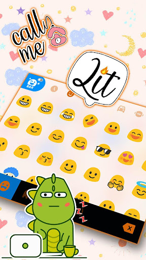 Sms Doodle Keyboard Theme Screen 3