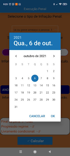 Calculadora de Execução Penal Screen 3