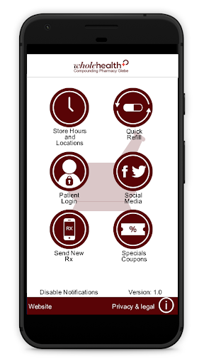 Android application Whole Health Pharmacy Glebe screenshort