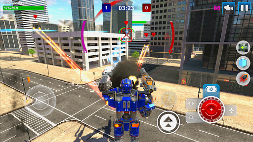 Télécharger Gratuit Mech Wars: Multiplayer Robots Battle  APK MOD (Astuce) 2