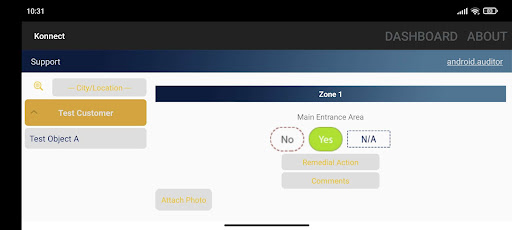 Android application Konnect screenshort