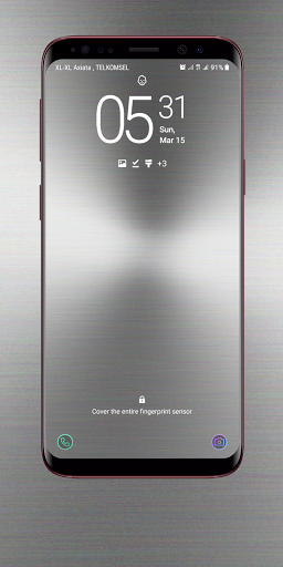 Silver Wallpaper Screen 2