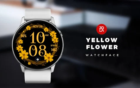 Yellow Flower Watch Face