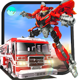 Robot Firefighter Rescue Fire Truck Simulator 2018 icon