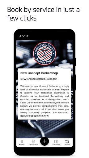 New Concept Barbershop Screen 3