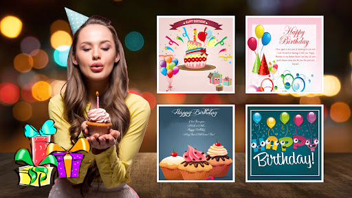 Android application Birthday Card Maker screenshort