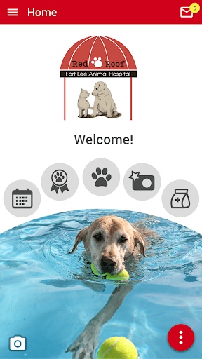 Android application Red Roof Vet screenshort