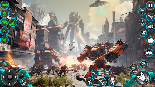 Space Robot Transform Games 3D Screen 3
