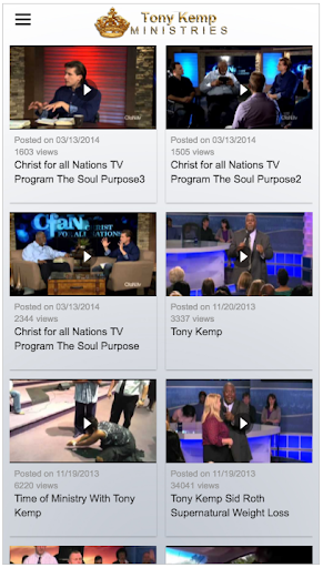 Tony Kemp Ministries Screen 2