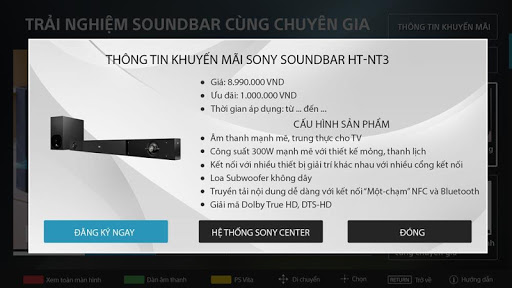 Hệ thống loa dạng thanh Screen 2