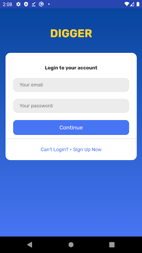 Android application Digger screenshort