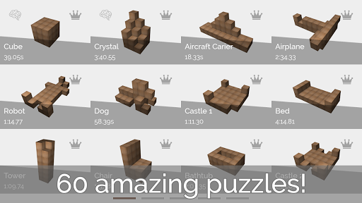 Android application Soma Cube screenshort