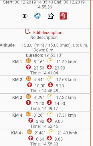 Where am I? GPS tracking app Screen 3
