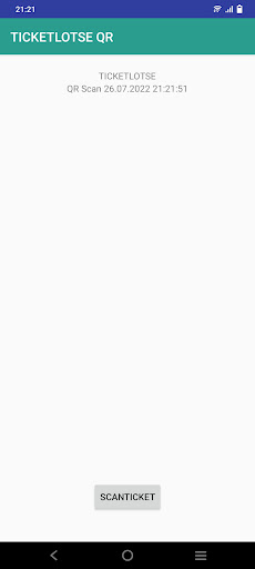 Android application Ticketlotse Scan screenshort