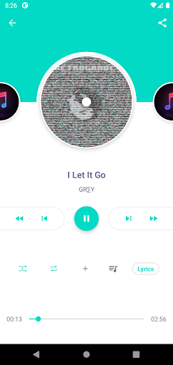 Android application Mint Music - mp3, Music player screenshort