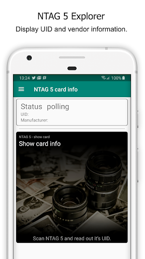 Android application NTAG 5 Explorer screenshort
