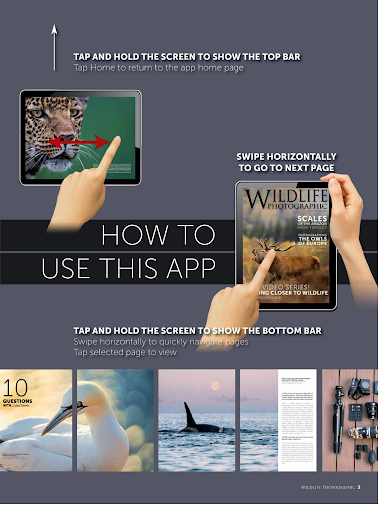 Wildlife Photographic Magazine Screen 2