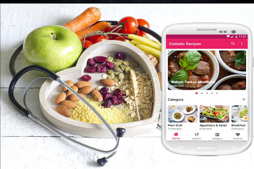 Android application Diabetic Recipes for Diabetes screenshort