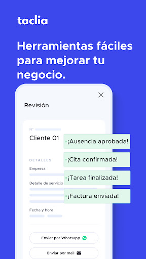 Android application taclia screenshort