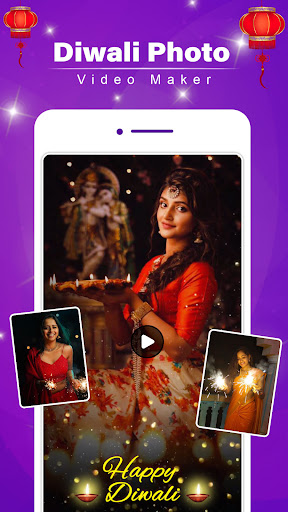 Android application Diwali Video Maker screenshort