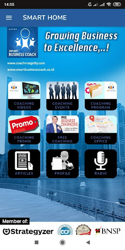 Android application SMART Business Coach screenshort