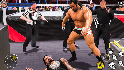 Real Wrestling Games: Cage Ring Fighting  screenshots 2