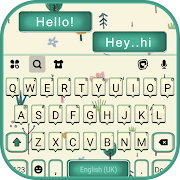 Social Chat Doodle Keyboard Background