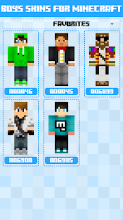 Boys Skins for Minecraft PE 🎮 Screenshot