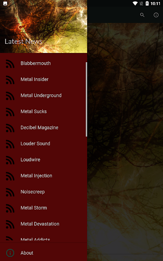 MetalliNews - Metal Rock News Screen 2