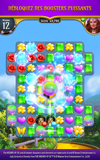 Screenshot of The Wizard of Oz Magic Match 3