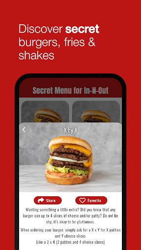 Android application Secret Menu for In-N-Out screenshort