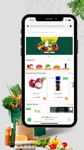 Android application FarmDrop screenshort