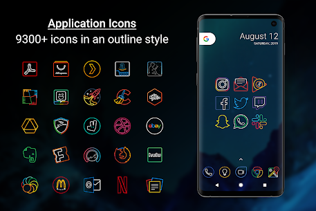 Outline Icons Icon Pack MOD APK 3.23 (Patch Unlocked) 2