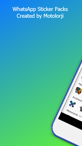 Android application Motolorji Sticker Packs screenshort