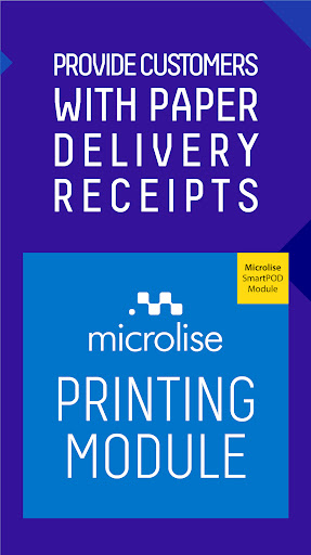 Android application Microlise Printing Module screenshort
