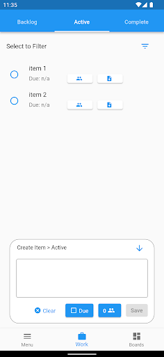 Android application Turnboards: Task Organizer screenshort